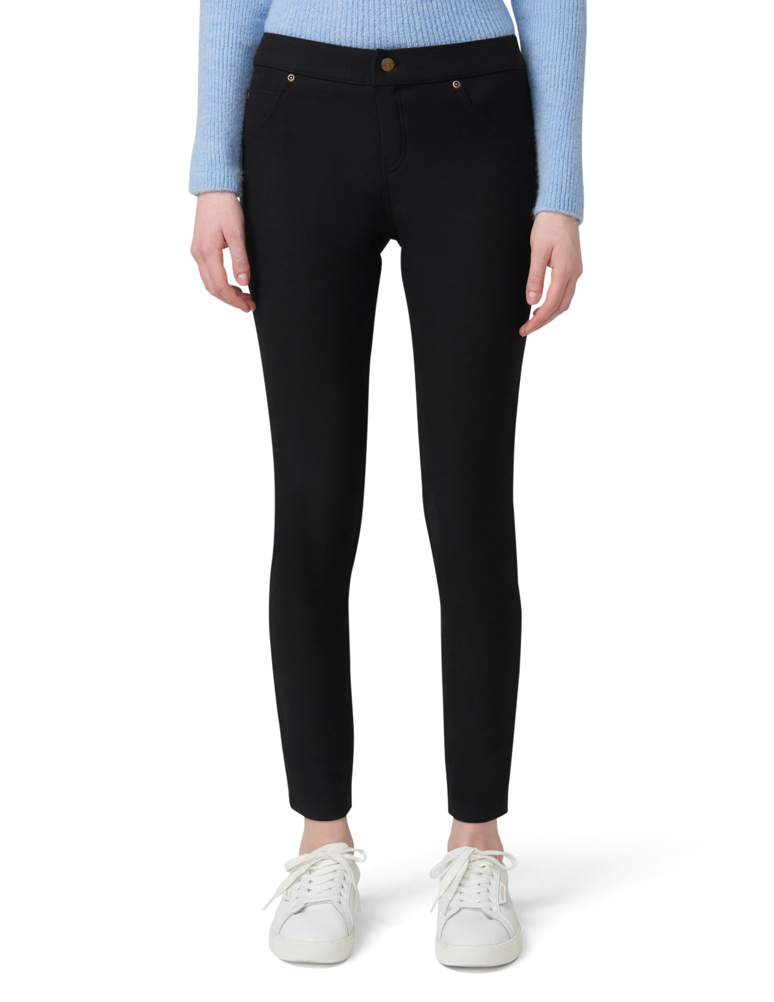HUE Womens Ultra Soft Fleece Lined Denim Leggings
