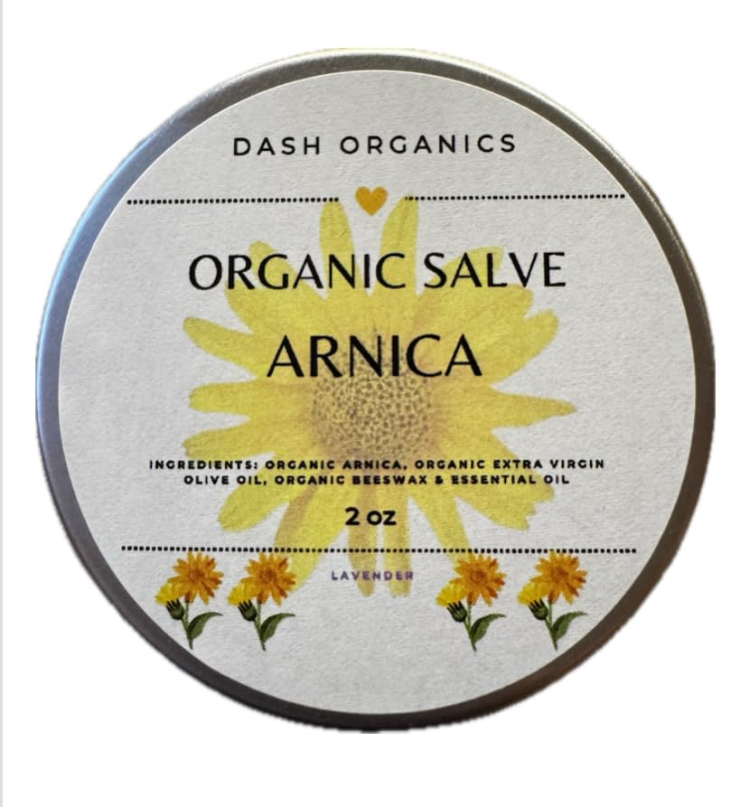 Organic Herbal Salve | 2oz | Lavender Scented | Arnica Salve (Arnica) | Natural 