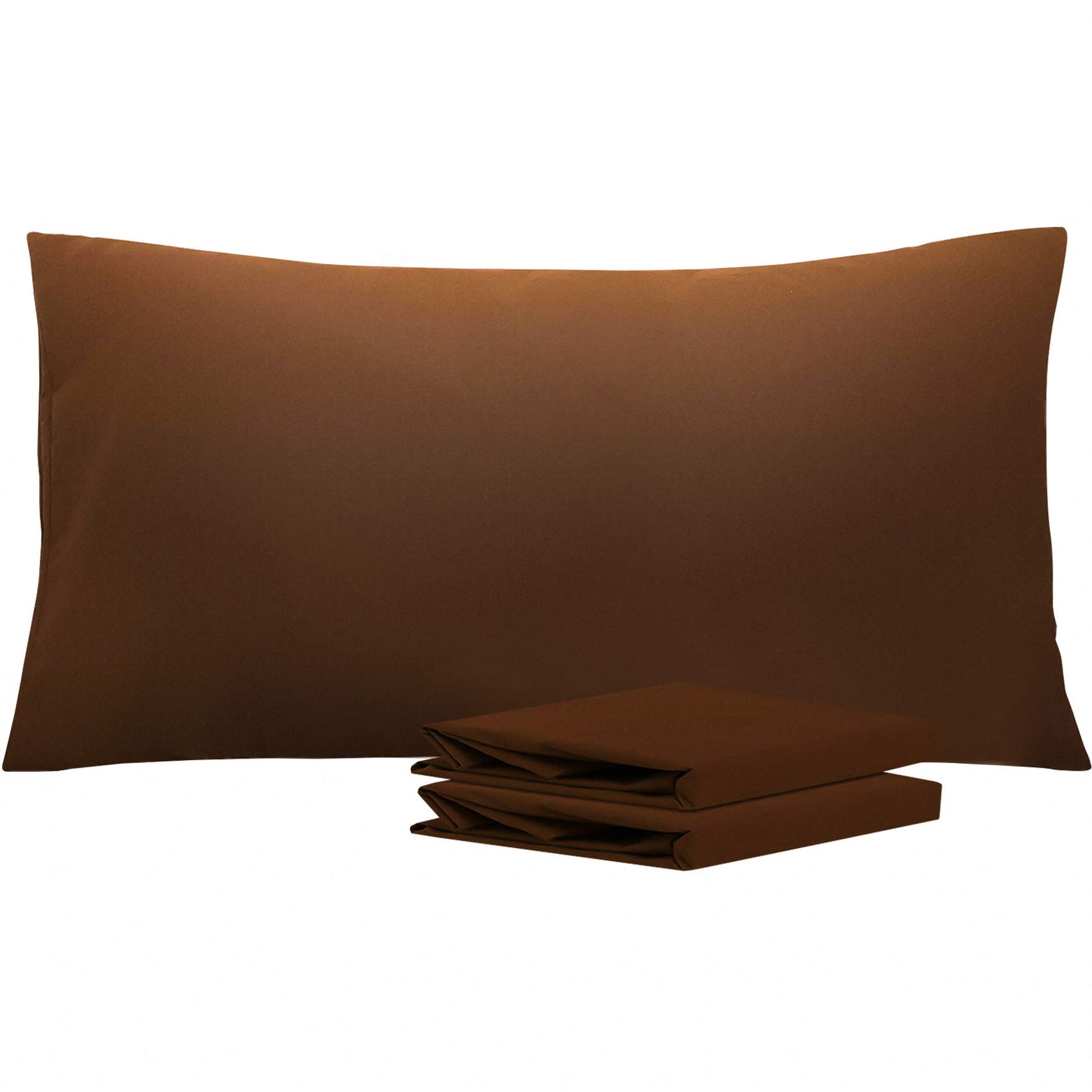 NTBAY Pack of 4 Pillowcases with Envelope Closure Soft Anti-Wrinkle and Stain Re