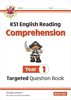 KS1 English Year 1 Reading Comprehension Targeted Question Book - Book 1 (with Answers) (CGP Year 1 English)