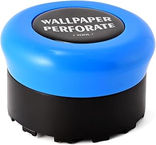 NEWISHTOOL Blue Wallpaper Perforating Tool Wall Paper Stripper Removal | Scoring Tool, Wallpaper Remover, Perforator and Scorer Remover Tool, Wallcovering Separating Cutter Wheel Tool