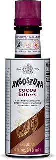 ANGOSTURA Cocoa Bitters, Cocktail Bitters for Professional and Home Mixologists, Kosher Certified, Sodium Free, 4 FL OZ