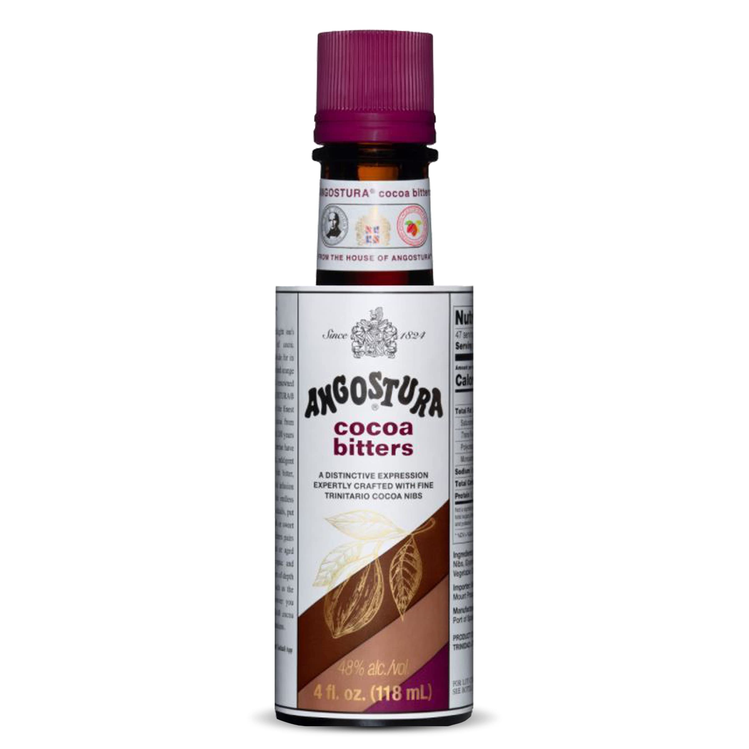 ANGOSTURA Cocoa Bitters, Cocktail Bitters for Professional and Home Mixologists,