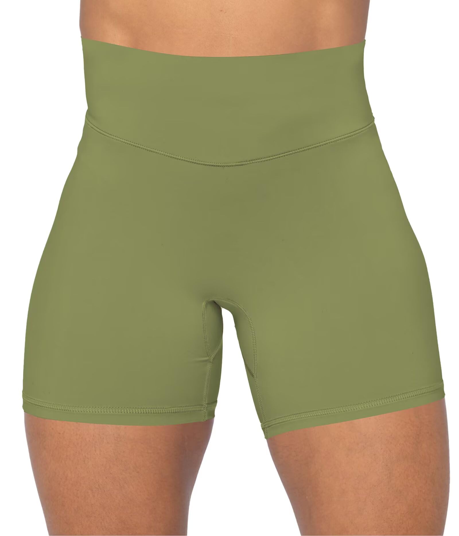 Sunzel 25.4 cm Biker Shorts for Women with Pockets, High Waist Yoga Workout Shor