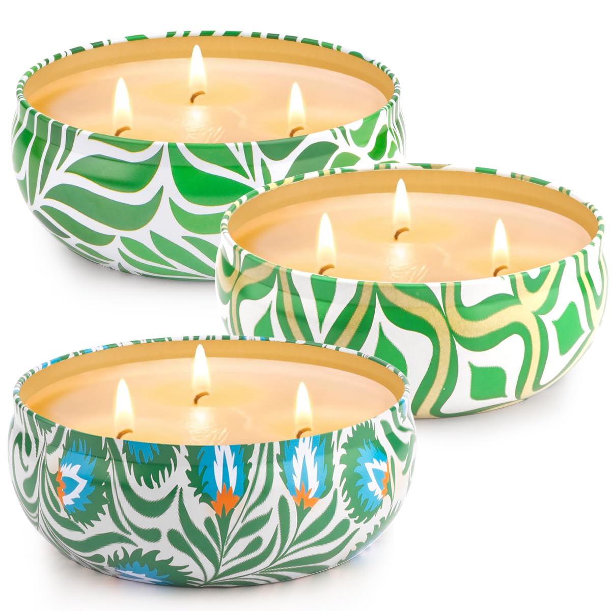 Citronella Candles Outdoor, Large 36oZ Citronella Candles, 240 Hours Burning, 3-