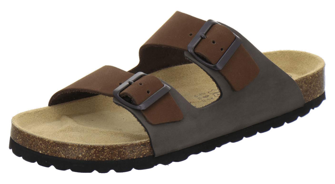 AFS-Schuhe, 3100 Men's Comfortable Leather Sandals for Home and Work Made in Ger