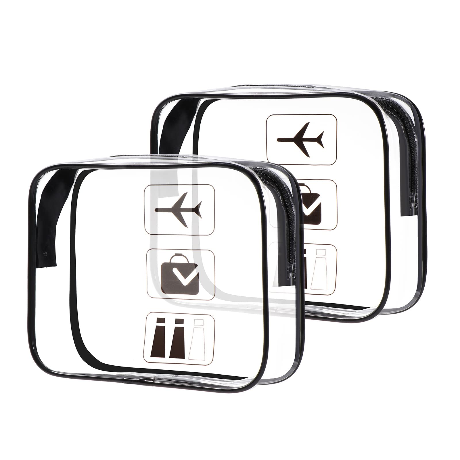Oderra Trousse de Toilette Transparente, Trousse Toilette Femme Homme Voyage, Ki