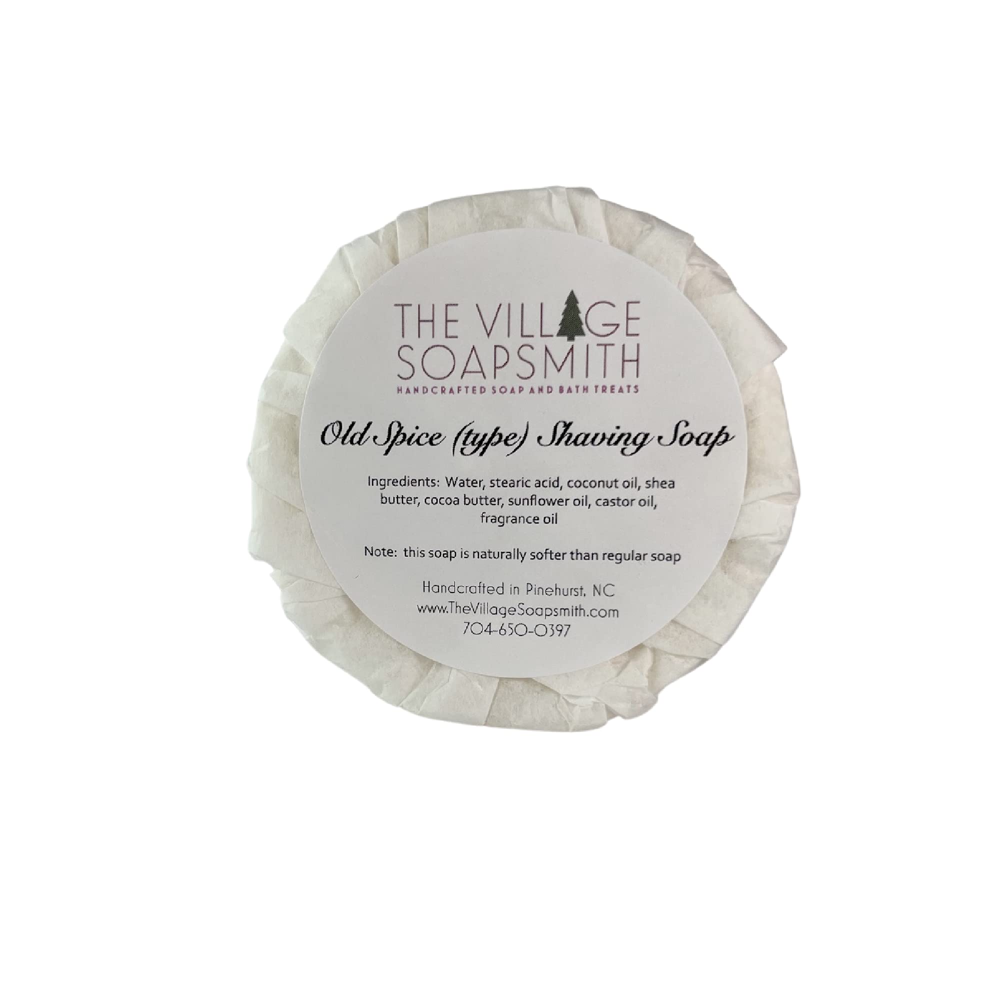 Old Spice Shaving Soap, thick lather, wonderful scent. Just like dad and grandpa
