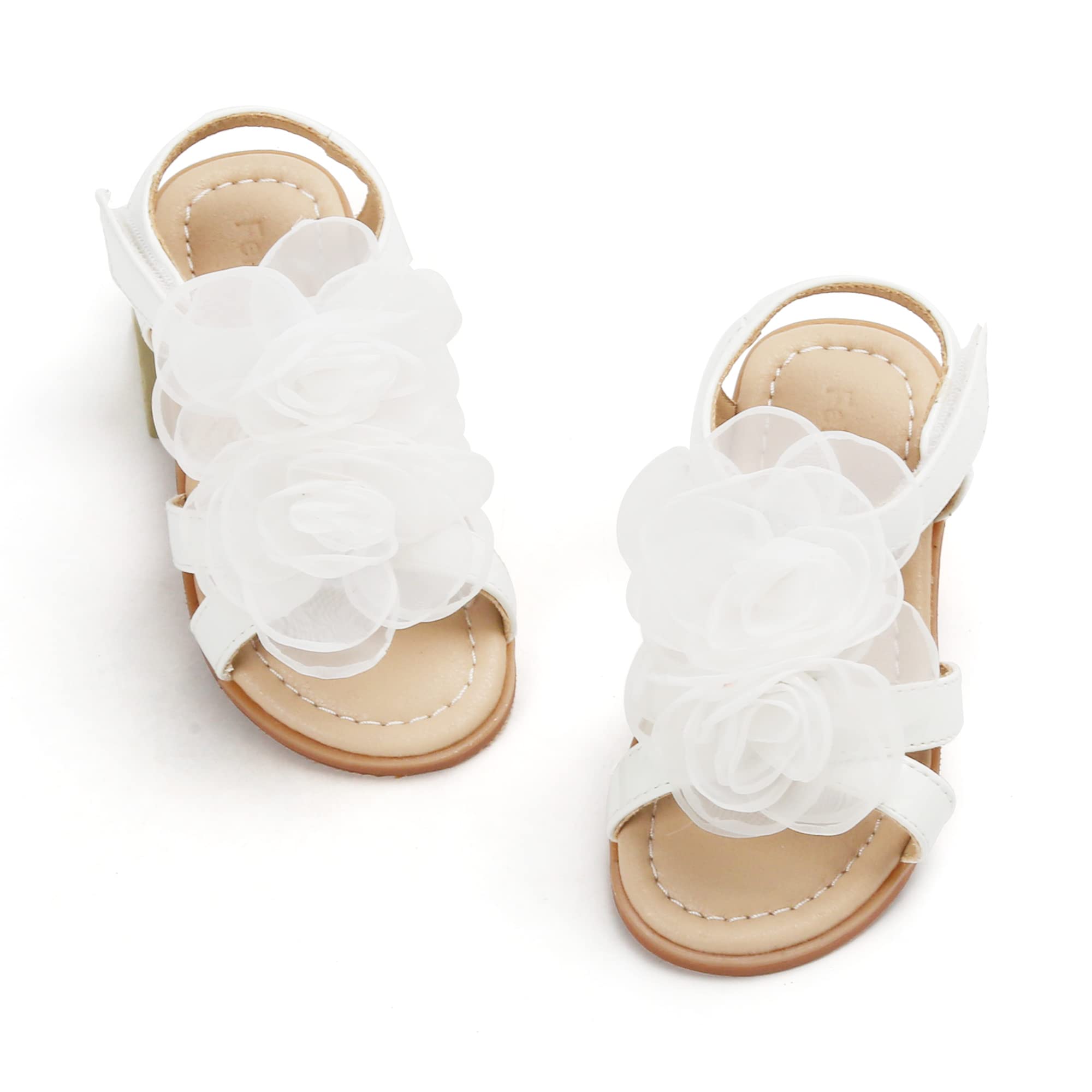 Felix & Flora Girls Sandals Summer Party Shoes Lightweight Open Toe Beach Holida
