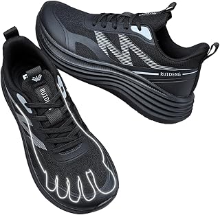 RUIDENG Women's Wedge Walking Shoes Cushion Soft Work Running Tennis Shoes Non-Slip Workout Gym Sports Athletic Breathable Fashion Sneakers