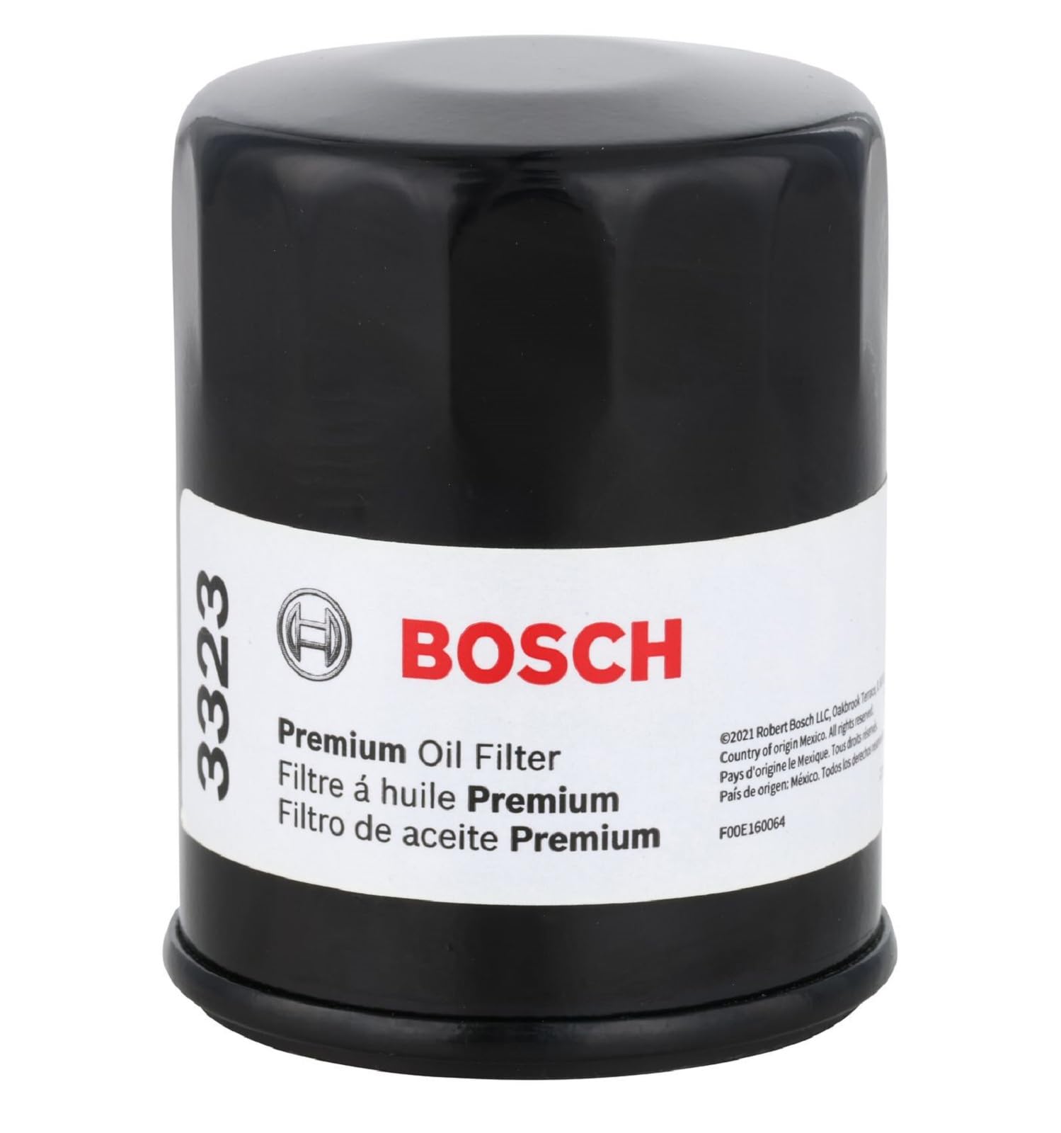 BOSCH 3323 Premium Engine Oil Filter With FILTECH Filtration Technology | Compat