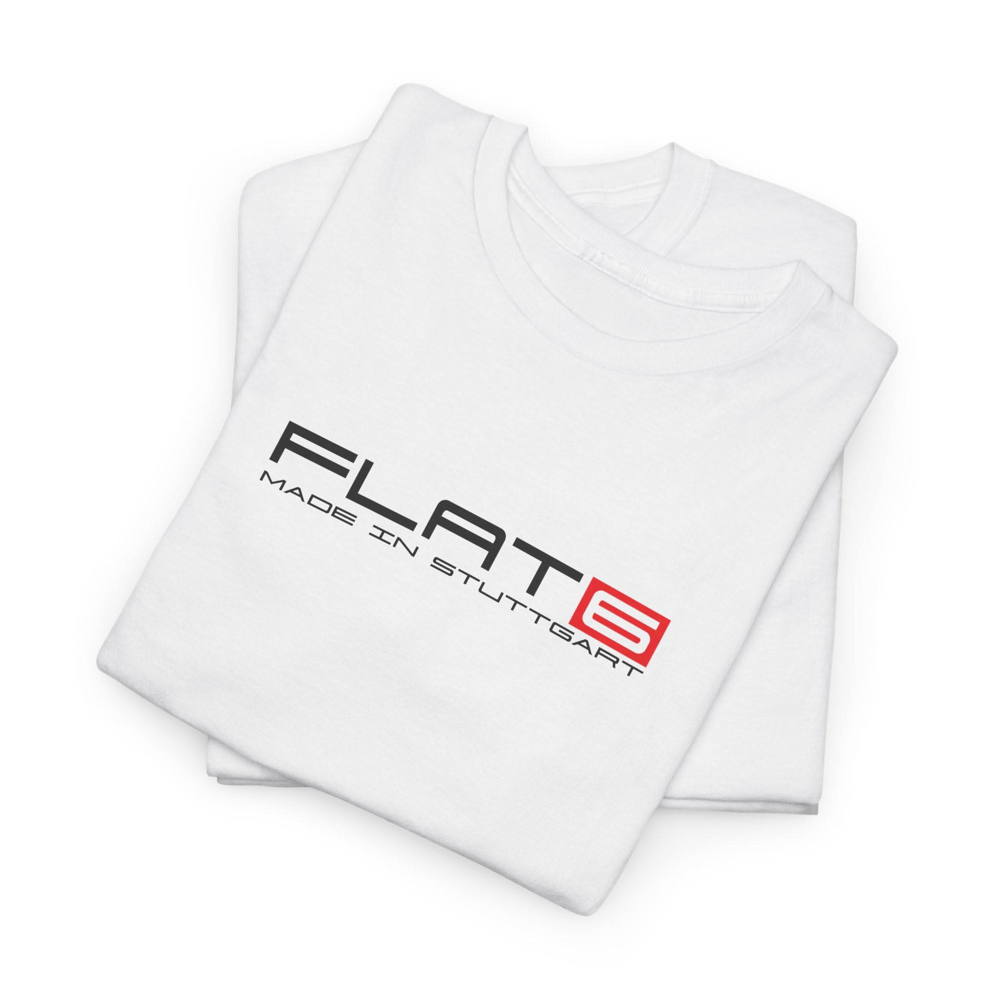 Flat 6 T-Shirt, 911 Air Cooled Sports Car Lovers Tee, Made in Stuttgart Tee for 