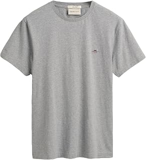 GANT Camiseta Slim Shield SS Camiseta Hombre (Pack de 1)
