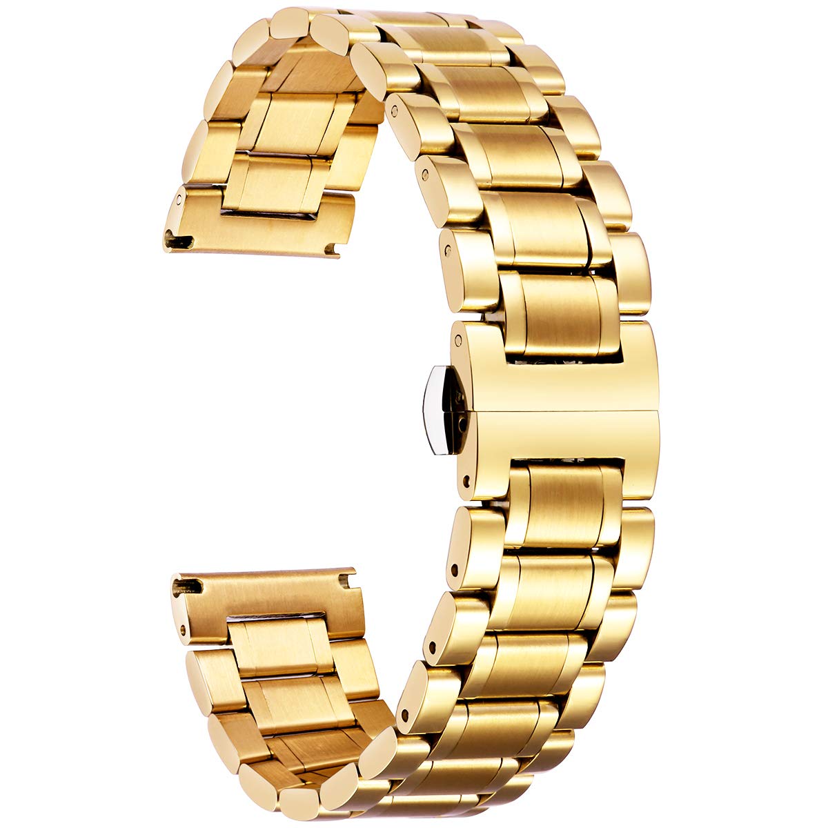 BINLUN Steel Watch Straps 12mm-24mm Replacement Straps Metal Smartwatch Extreme 