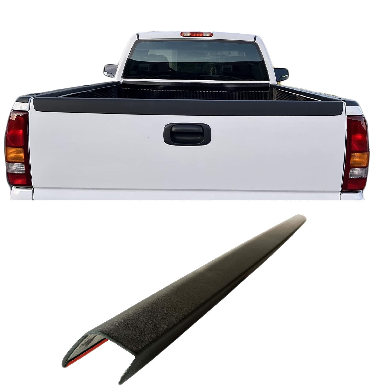 olltoz Rear Tailgate Molding Cap Spoiler Replacement Compatible with Chevrolet S