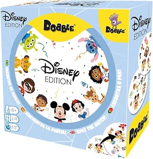 Asmodee | Disney Dobble | Family Card Game | Ages 6+ | 2-8 Players | 15 Minutes Playing Time