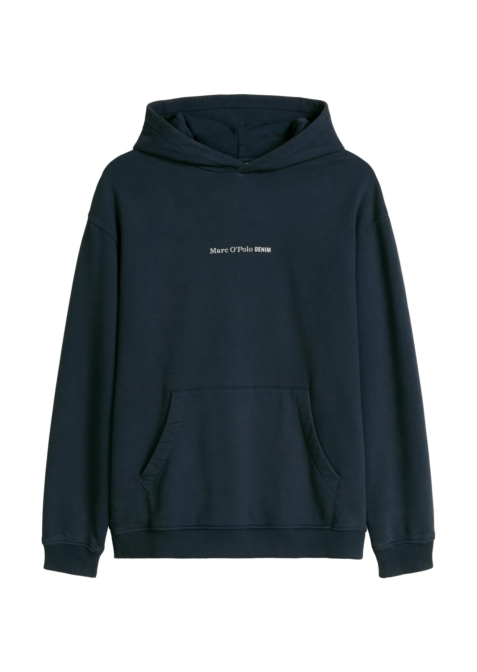 Marc OPolo Denim Men's Hooded Sweatshirt in Organic Cotton with Logo Print