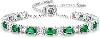 Birthstone Tennis Bracelets for Women