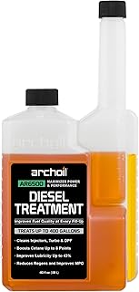 Archoil AR6500 Diesel Treatment (40 oz) Treats 400 Gallons, Diesel Fuel Additive - Lubricity Improver, Injector Cleaner, DPF & Turbo Deposit Control, Cetane Booster