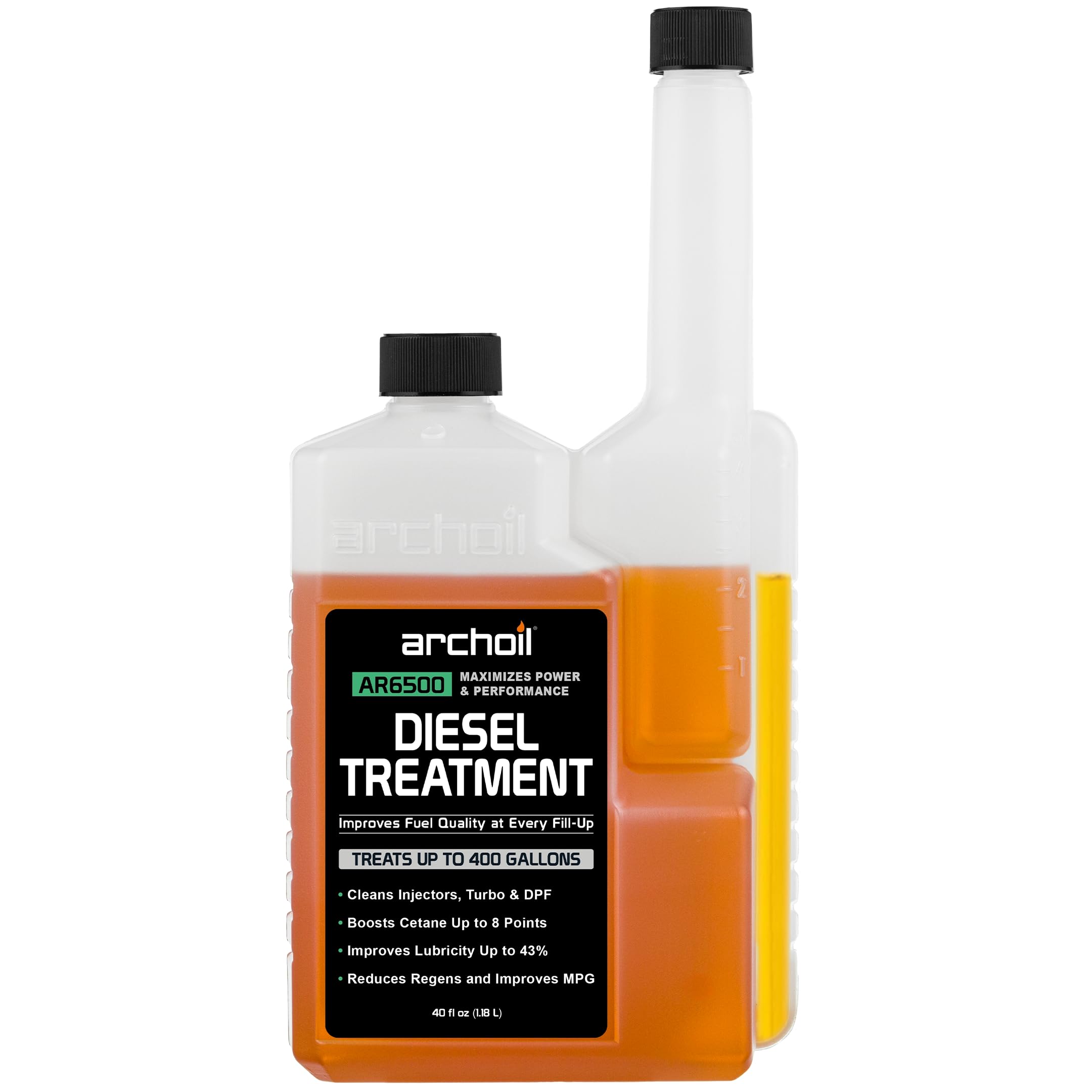 Archoil AR6500 Diesel Treatment (40 oz) Treats 400 Gallons, Diesel Fuel Additive