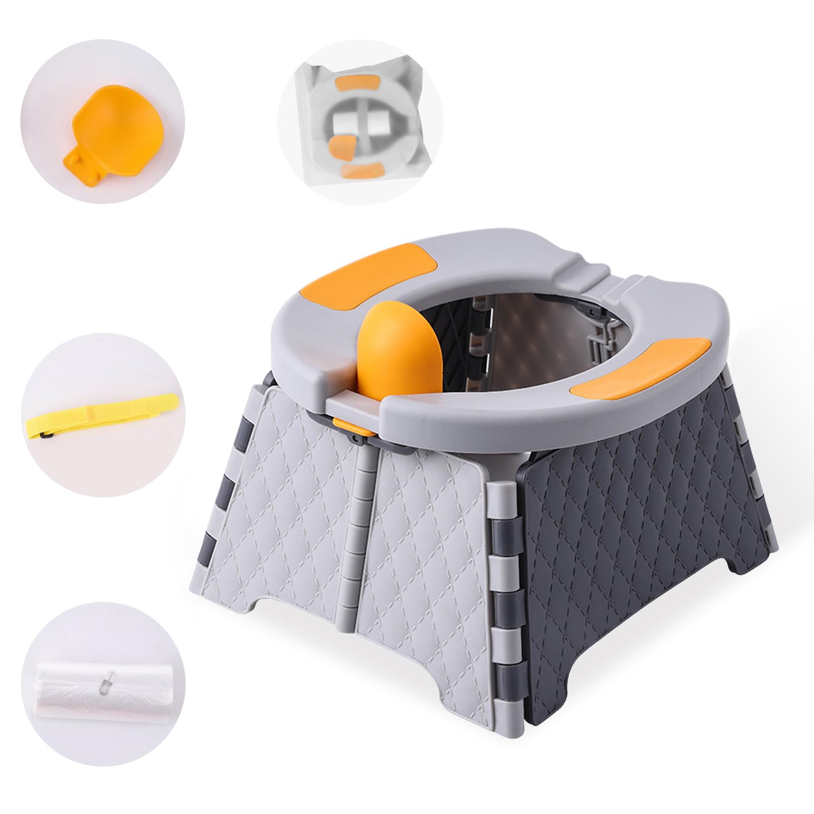 Yszawmx Travel Potty for Toddlers, Portable Foldable Toilet Training Seat | Pott