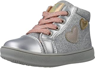 Chicco, Girls' Sneakers with Side Closure and Laces, Comfortable Sports Shoes, Flexible and Breathable, Ideal for Spring, Autumn and Winter, Girls Shoes, Designed in Italy