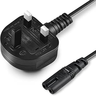 2M Figure 8 Power Lead for Ps5 Ps4 Ps3 Power Cable Xbox One S Xbox One X Power Supply UK 2 Pin Power Cord IEC 60227C7 to BS1363