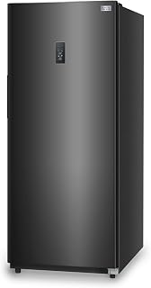 BLACK+DECKER 17 Cu. Ft. Convertible Freezer Refrigerator, BUC1700XB, Black | Upright Fridge with Glass Shelves, Garage Ready Freezer, ENERGY STAR rated, Frost Free