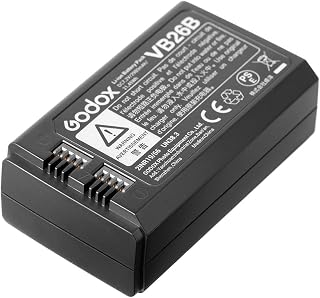 GODOX V1 Battery VB26 VB26A VB26B,7.2V/2980mAh Li-ion Battery | for Godox V1 V1Pro V100 Flash,V1S V1N V1C V1F V1O V860III V860III-S V860III-C V860III-N V860III-O V860III-F V850III AD100Pro