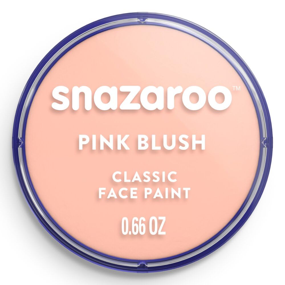 Snazaroo Classic Face and Body Paint, Pink Colour, Water Based, Easily Washable,