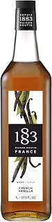 Maison Routin 1883 French Vanilla Syrup, Glass Bottle 1000 Milliliter