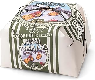 Panettone Tommaso Muzzi Pear and Chocolate, Made in Italy, 1.1 pound