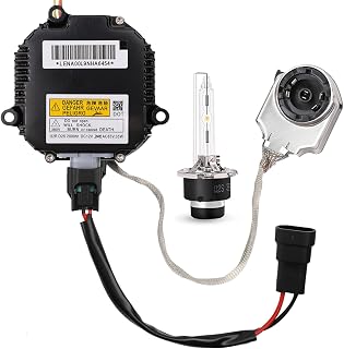 Xenon HID Headlight Ballast Control Unit with Igniter &amp; D2S Bulb - Compatible with Nissan 350Z Altima Rogue Murano Maxima Infiniti G35 G37 FX35 Replaces 28474-8991A 28474-89904 NZMNS111LAN