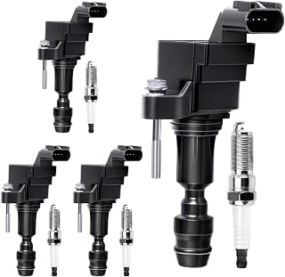 Motorevo Ignition Coil Pack for Chevy Equinox Terrain 2.4L 2010-2017 UF491 | Malibu Cobalt 2.2 2.4L丨Pontiac G5 G6 Buick Regal丨Saturn Ion Vue Sky丨2007 2008 2009 2010 2011 2012 2013 2014 2015 2016 2017