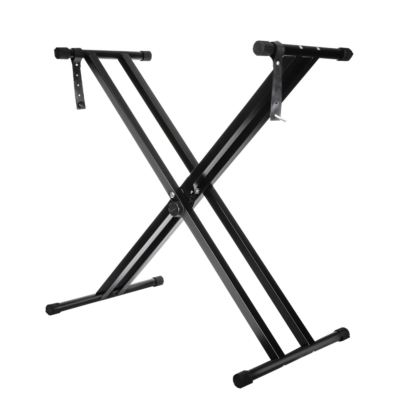 CROWNSHOP Adjustable Keyboard Stand - 49cm-97cm Height Double-Braced X Type for 