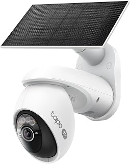 Tapo 4K Outdoor Pan/Tilt Wireless Security Camera, Solar Charging, C660 KIT | Battery Powered,360° Motion Track, 24/7 Capture, Person/Vehicle Detection, Subscription-Free Local Storage or Optional Cloud