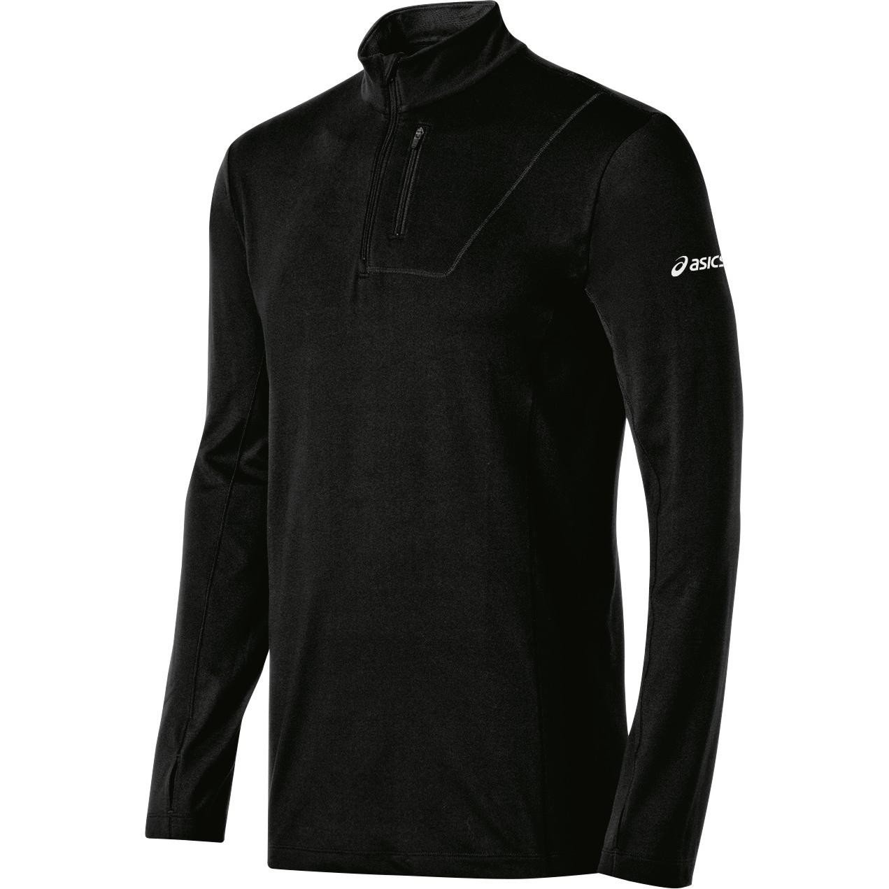 ASICS Camiseta de Manga Larga con Cremallera para Hombre