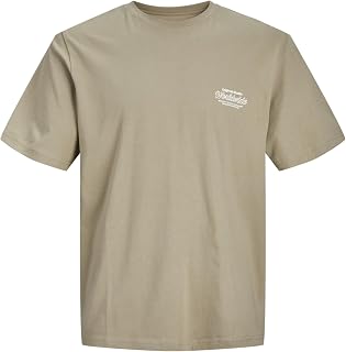Jack & Jones Men's Jorsequoia Tee Ss Crew Neck Pls T-Shirt (Pack of 1)