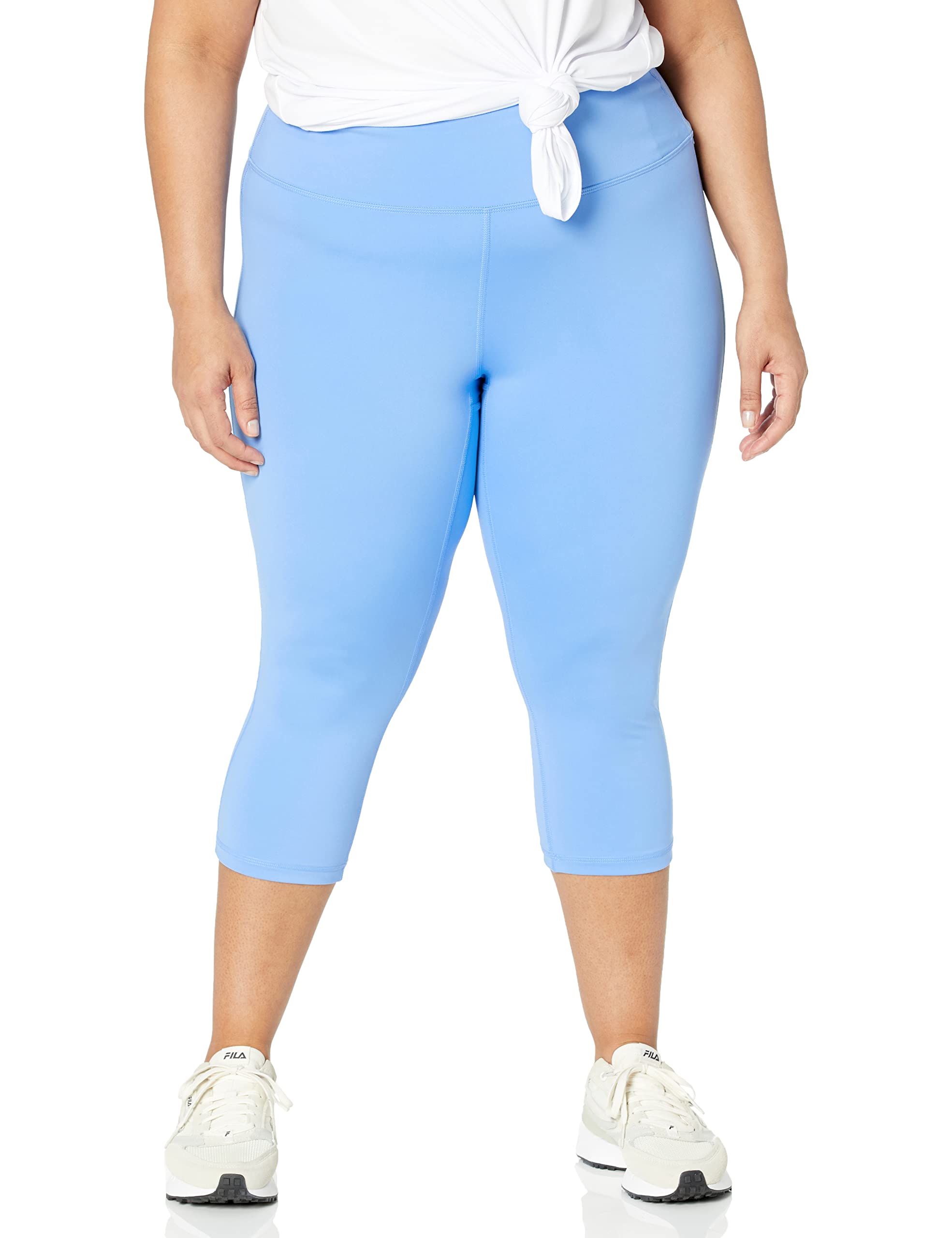 Amazon Essentials Women's Active Sculpt Workout Athleisure High Rise Capri Leggi