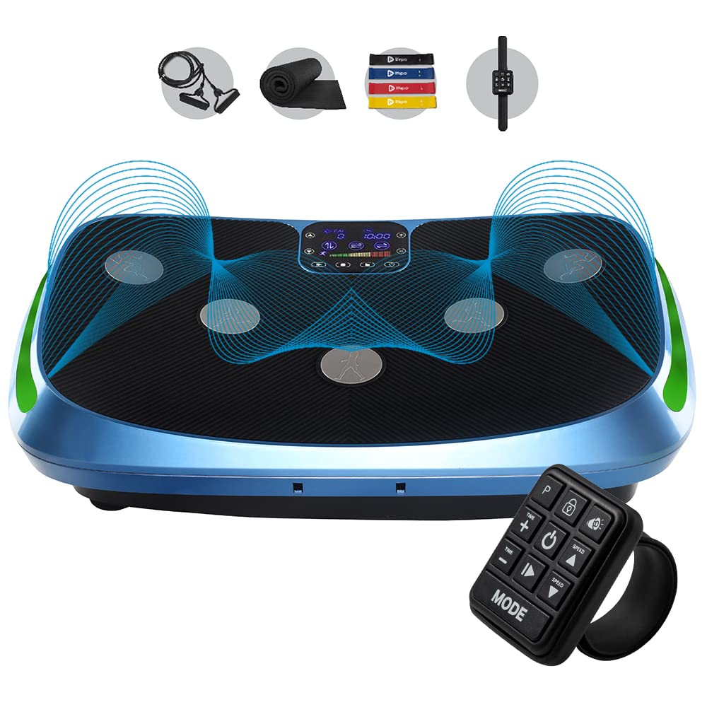LifePro Rumblex 4D Vibration Plate Exercise Machine - Triple Motor Oscillation, 
