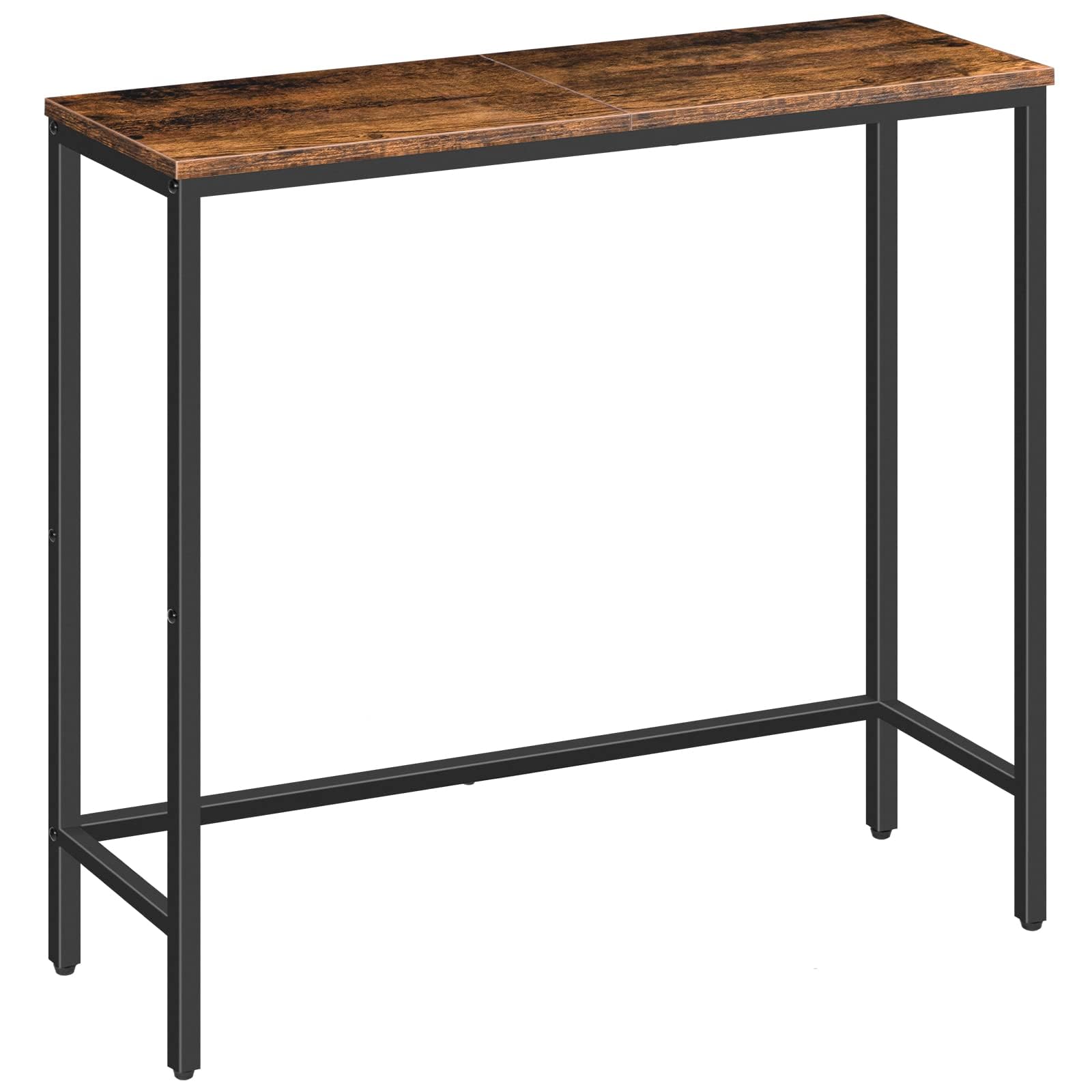 HOOBRO Narrow Console Table, 75 cm Entryway Table, Small Sofa Side Table, Displa