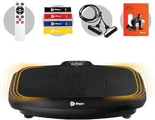LifePro 3D Vibration Plate Exercise Machine - Dual Motor Oscillation, Pulsation 3D Motion Vibration Platform - Full Whole Body Vibration Machine for Home Fitness (Renewed)