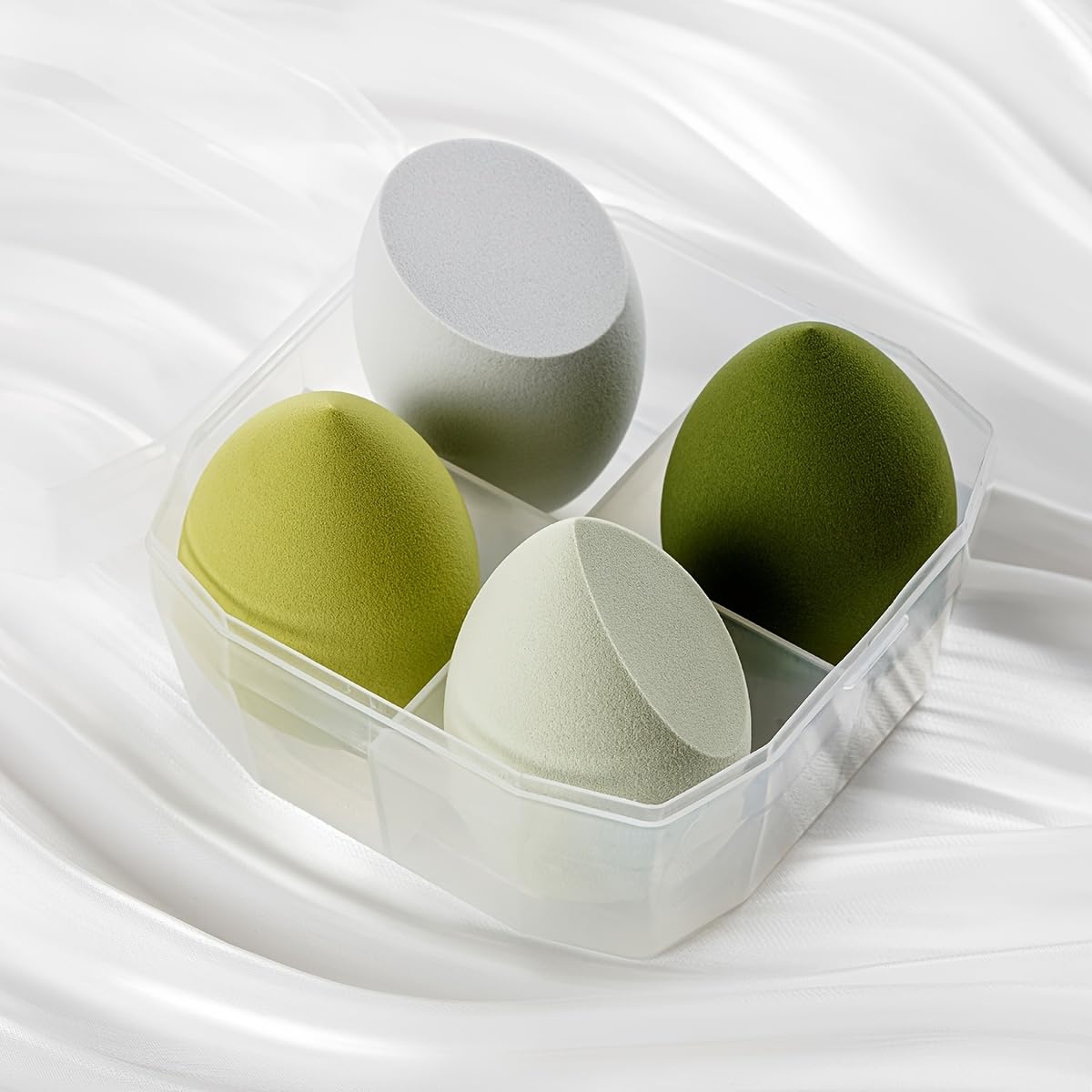 Generic Makeup Sponge Blender Set of 4 - Professional Beauty Sponge - Foundation