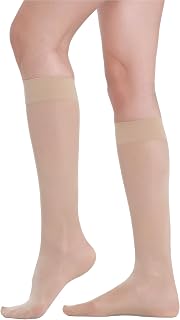 BeOnTop Women's Graduated Compression Knee Highs, 70 Denier – Compression Stockings 17-18 mmHg, Resting, Containing, Elastic for Varicose Veins, Comfort Support Line – Made in Italy