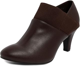 LONDON FOG Womens Bobbie Heel Ankle Booties