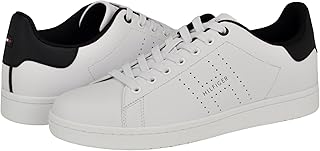 Tommy Hilfiger Liston Uomo, Bianco/Nero, 44-44.5 EU