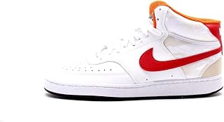 Nike Men's Court Vision Mid Next Nature Basketball Shoe, Black / white, 40 EU