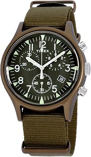 Timex Men's MK1 Aluminum Chronograph 40mm Analog Quartz Nylon Strap