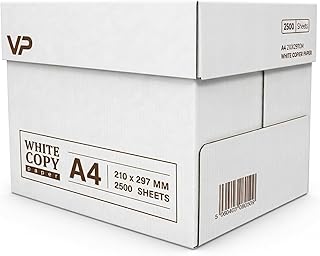 Value Plus A4 Copier Paper Multipurpose Printer Paper 5 Reams 2500 Sheets