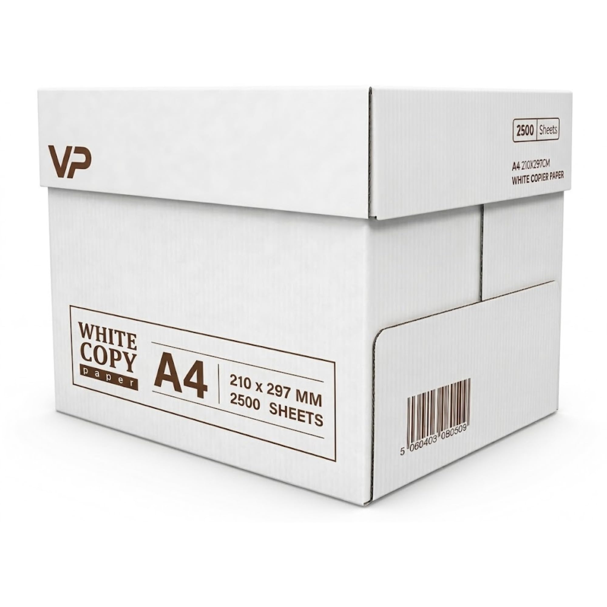 Value Plus A4 Copier Paper Multipurpose Printer Paper 5 Reams 2500 Sheets